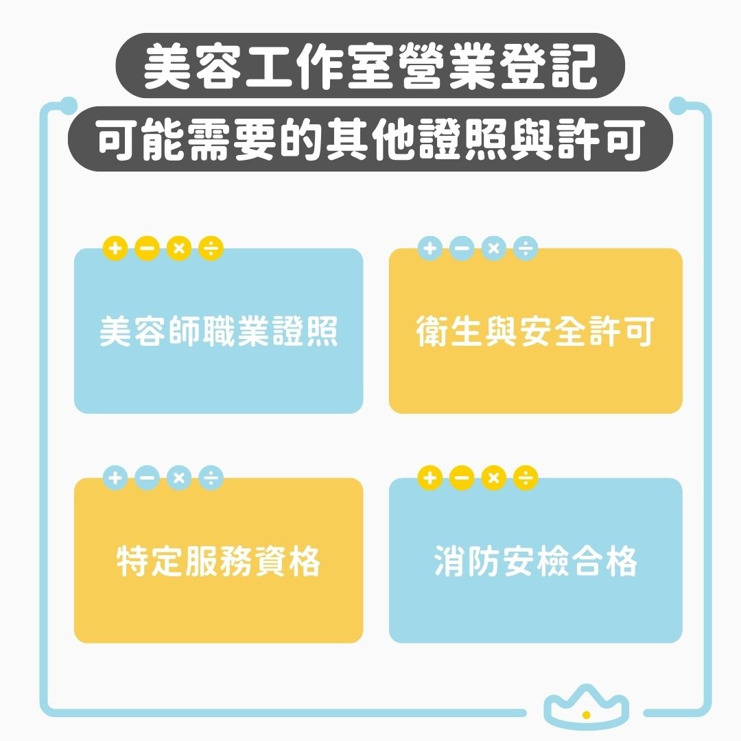 美容工作室證照與許可